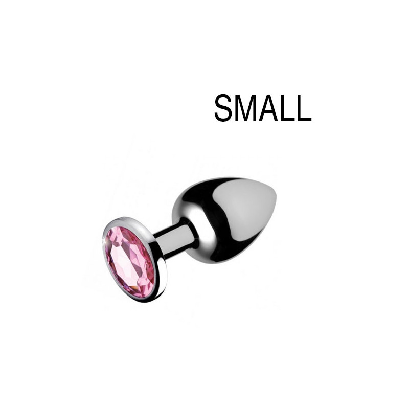 Booty Sparks Plug bijou Gem Rose 6.5 x 2.7 cm